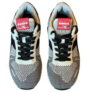 Diadora Titan Weave Walking Sneakers Black Tan Womens 9 Mens 7 UK 6.5 EU 40